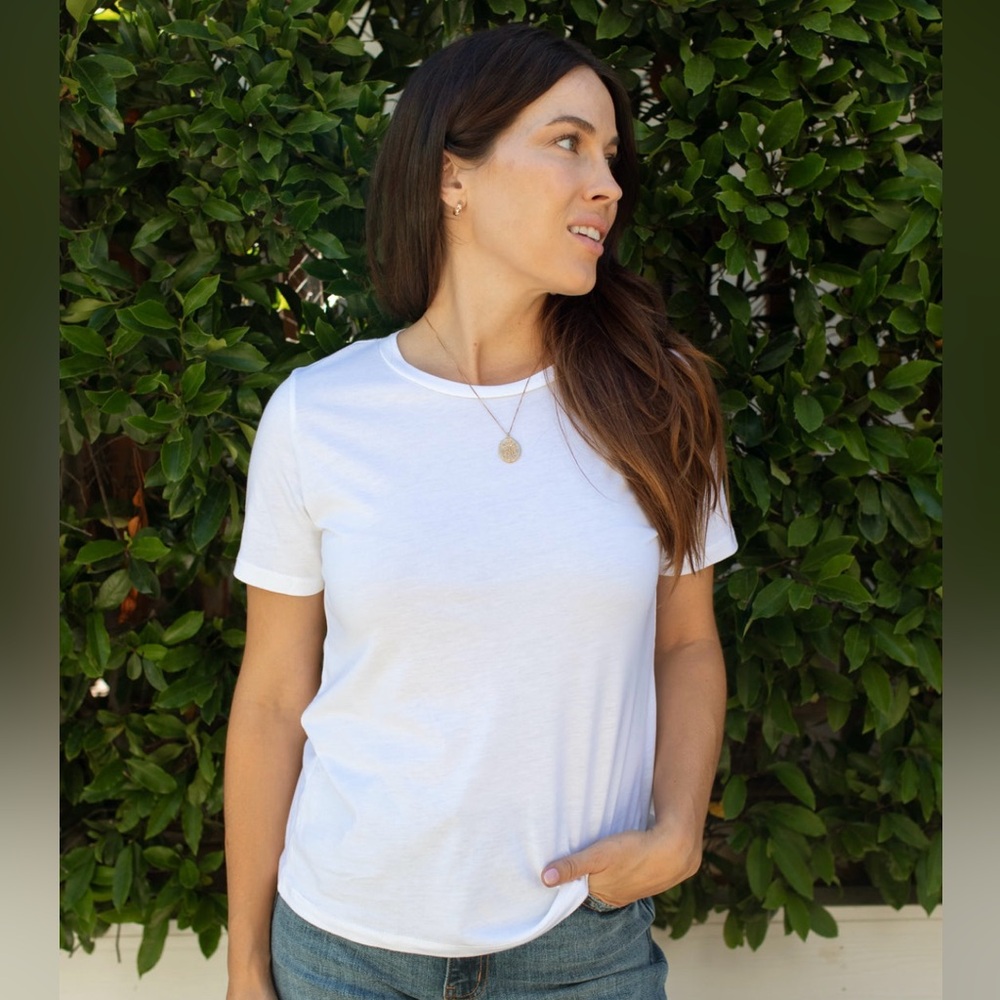 CJLA Classic White Tee - size small